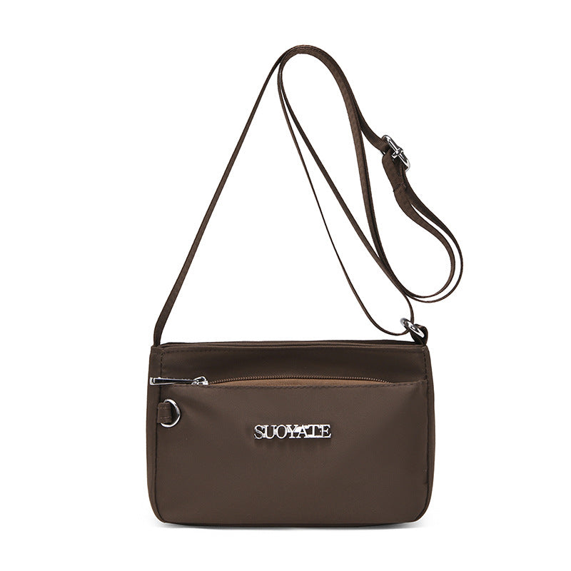Women's Large Capacity Mom Nylon Solid Color Underarm Fashion Women's Messenger Bag