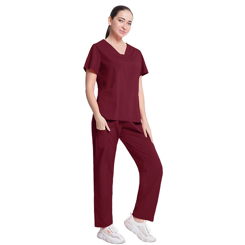 Salon Dental Operating Elastic Thin Hand Uniform