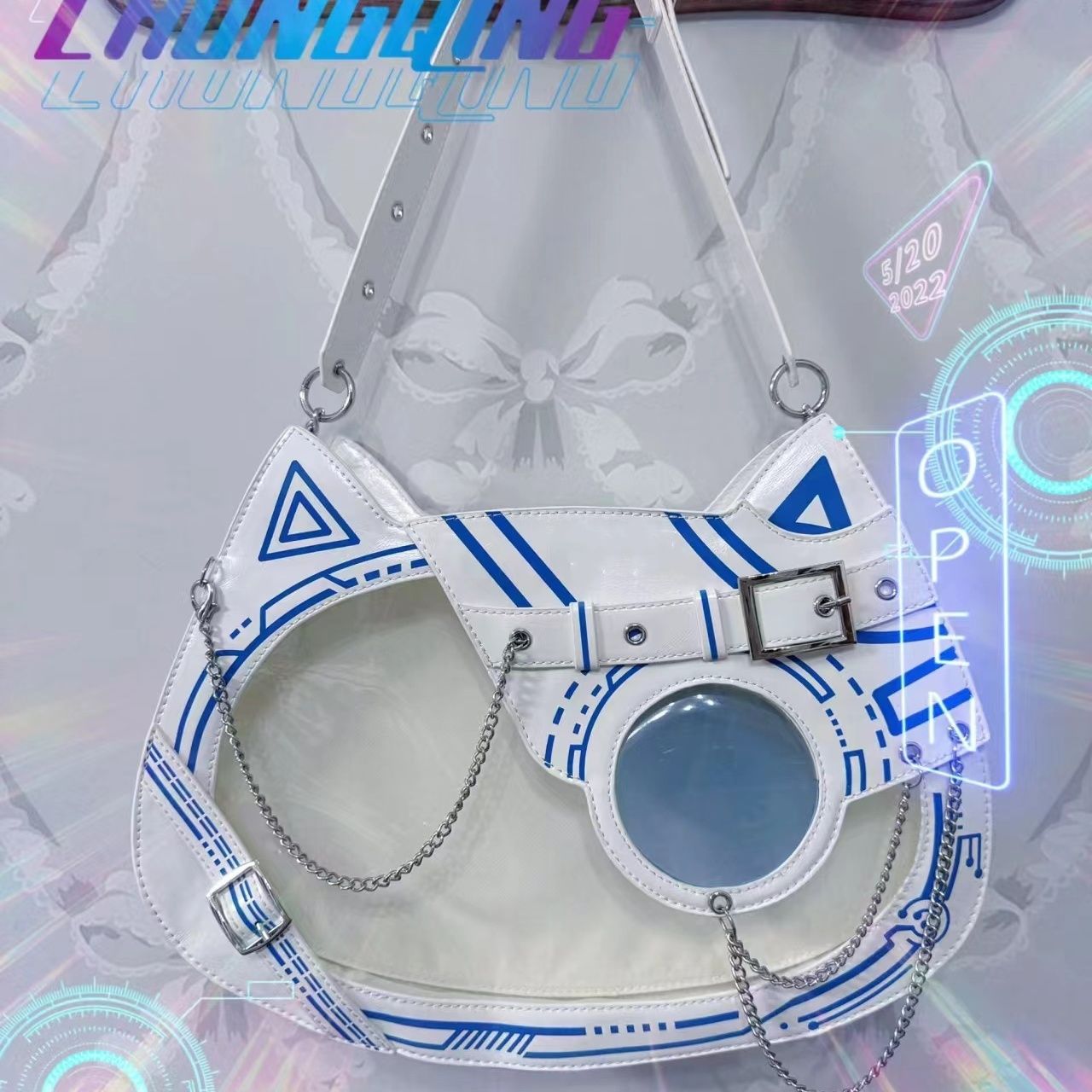 Women's Meow Pain Large Food Volume Valley Shoulder Bags