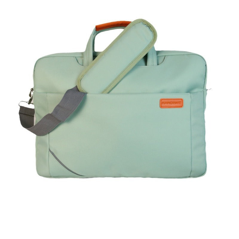 Women's & Men's & Simple Fashion Business Fleece-lined Line Laptop Bags