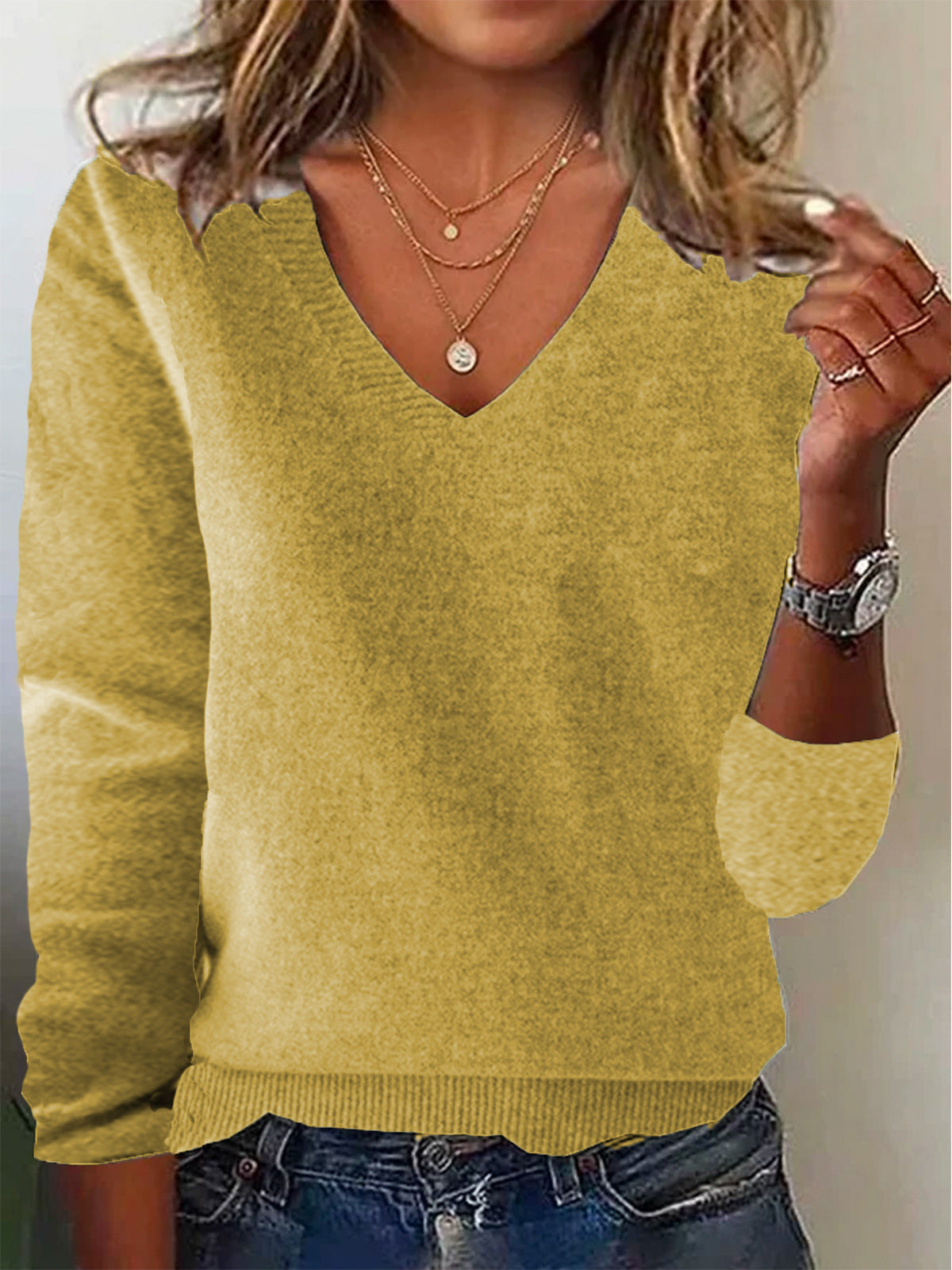 Pretty Spring Loose Temperament Wool Pullover Sweaters