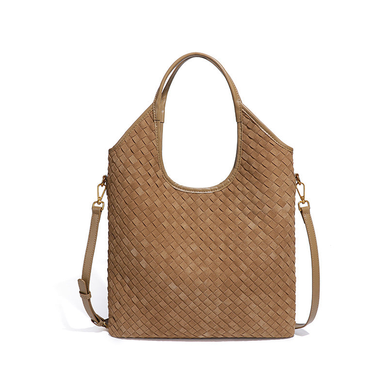 Women's Fashionable Frosted Portable Commuter Large Capacity Women's Handbag