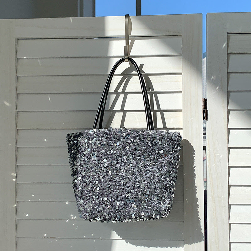 Fashion Sequin High Sense Niche Hand Handbags