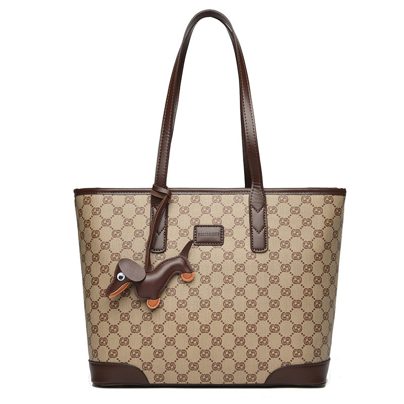 Women's Graceful Large Capacity Pattern Letter Handbags