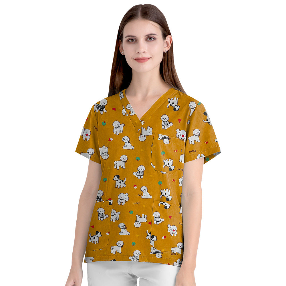Women's & Men's Old Sister-in-law Split Outfit Work Clothes Cloth Uniform