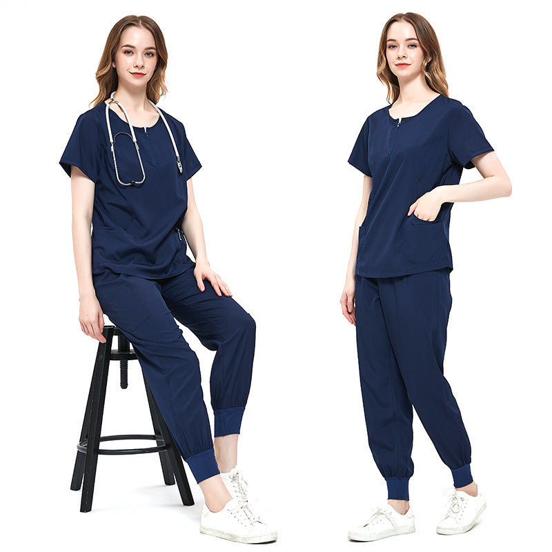 Split Undergarments Nursing Work Uniforms Elastic Uniform