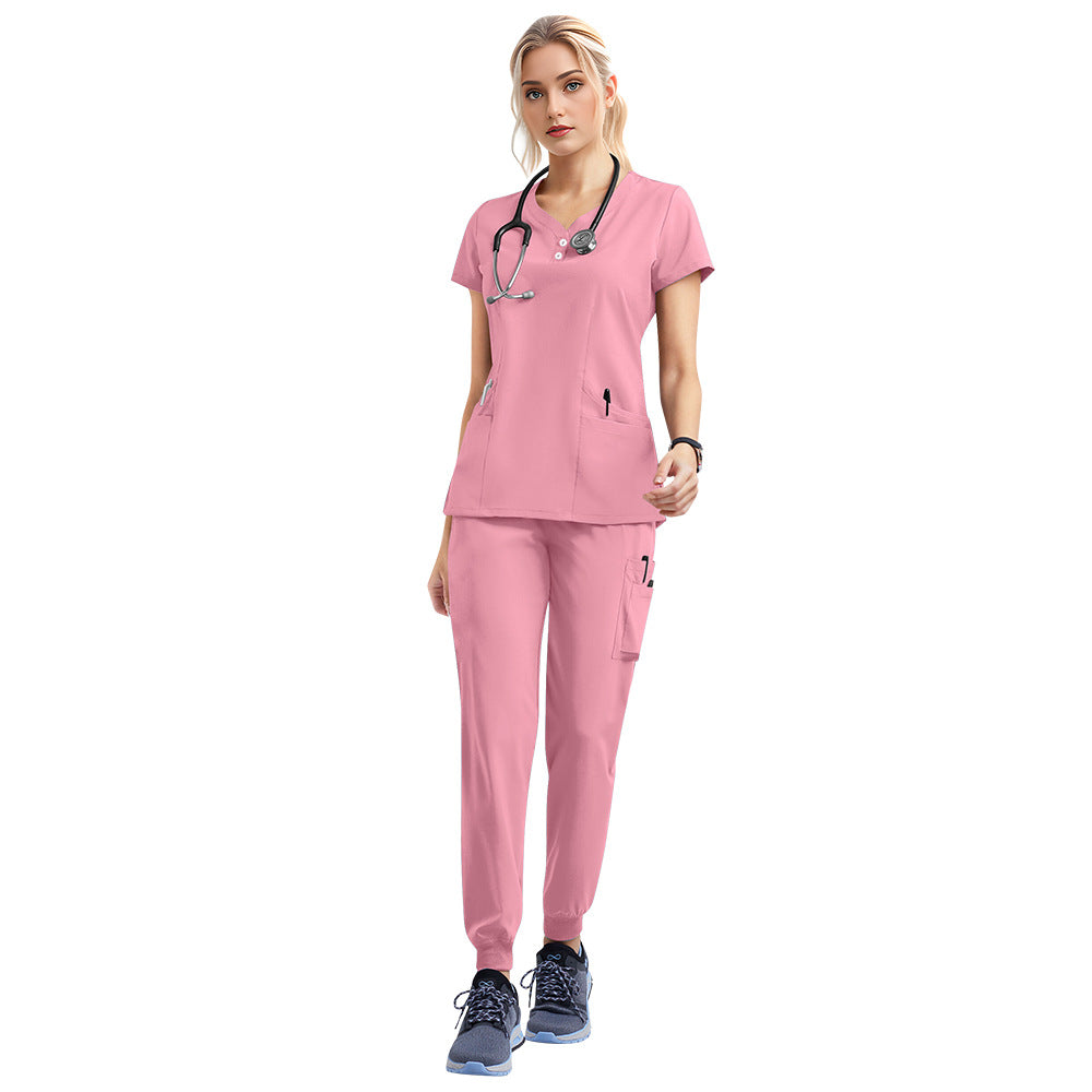 Women's & Men's Isolation Clothes Brush Oral Dental Pet Doctor Work Uniform