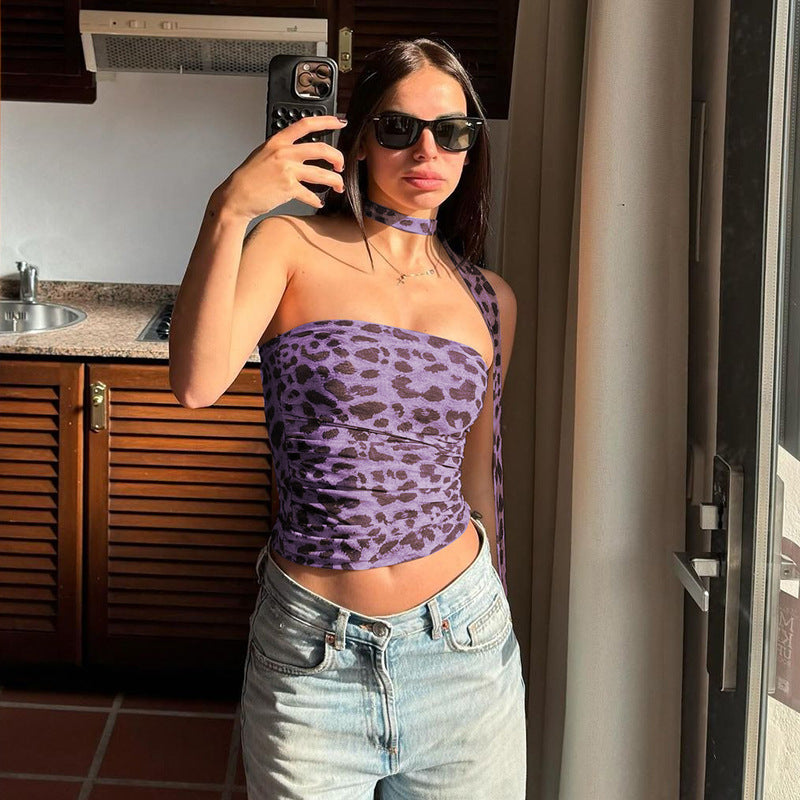 Summer Leopard Print Hot Pure Desire Tops