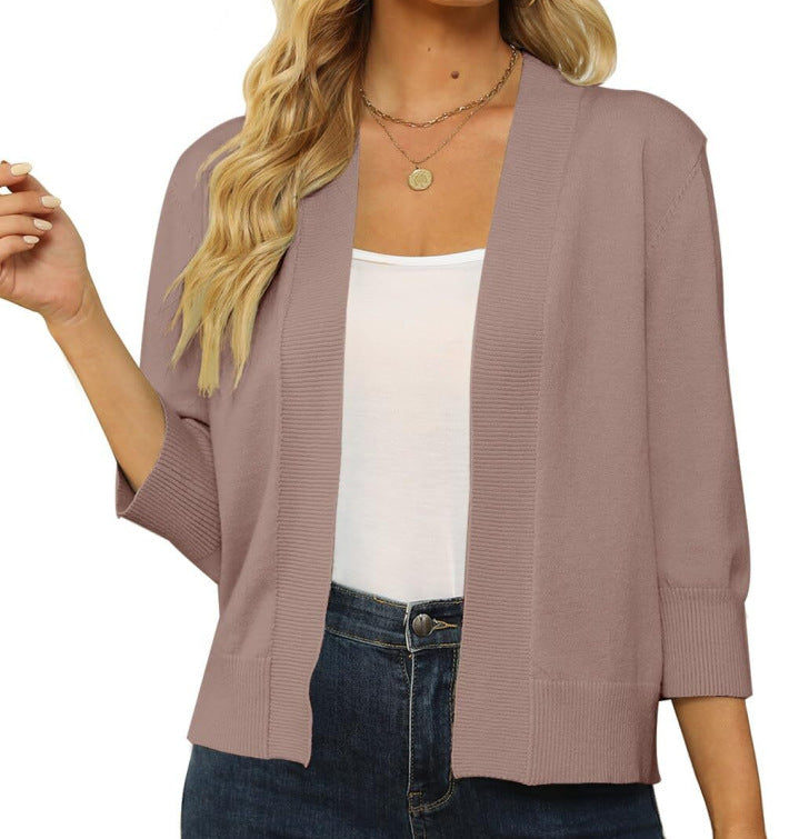 Women's Popular Fashion Outer Wear Slim Sweaters