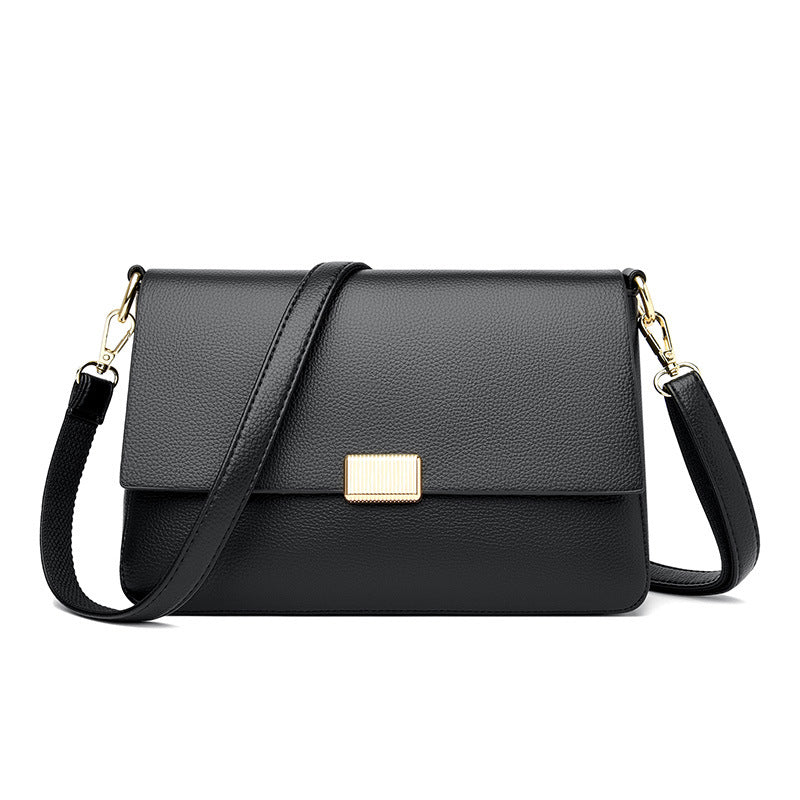 Women's Underarm Fashion Korean Style Retro Soft Shoulder Bags