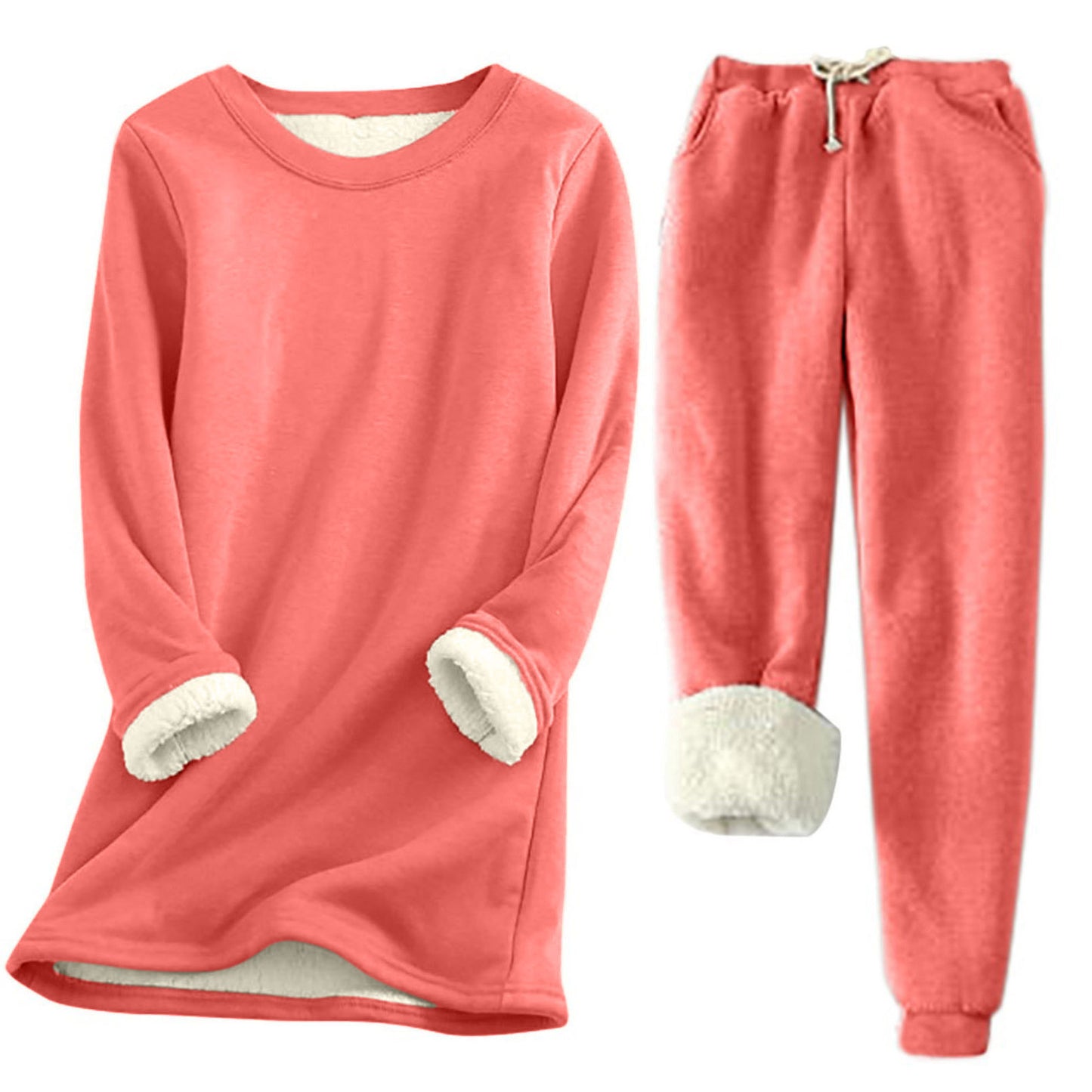 Women's Padded Bottoming Shirt Mid-length Thickened Fleece Plus Size