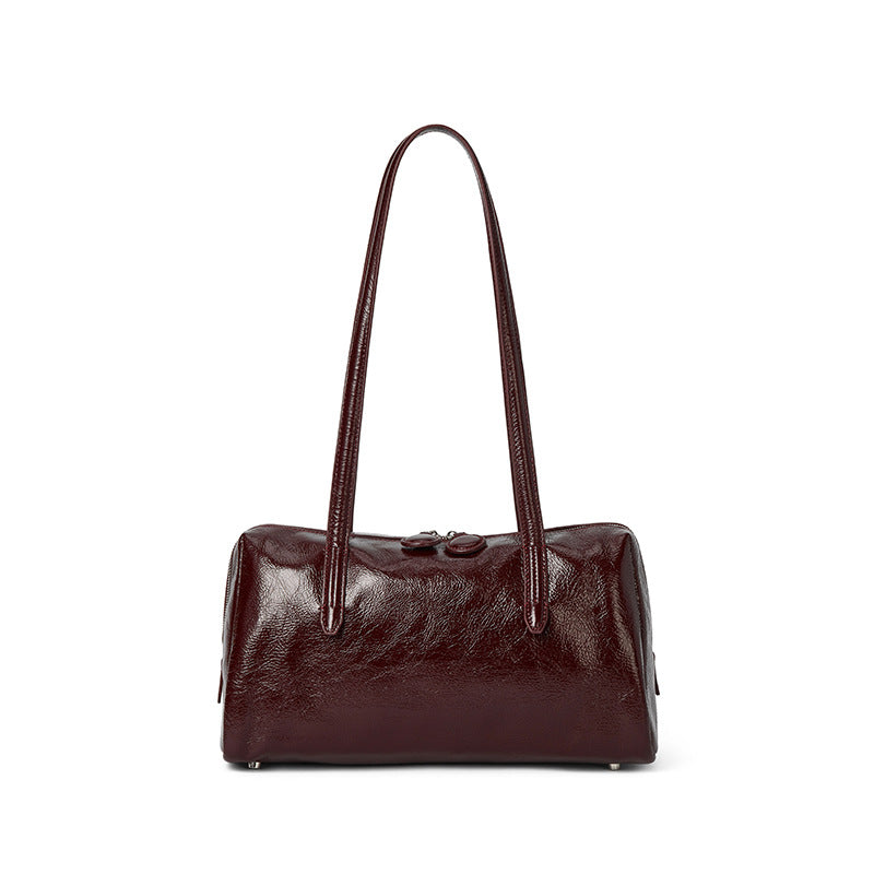 Women's Retro Niche High Sense Underarm Genuine Shoulder Bags