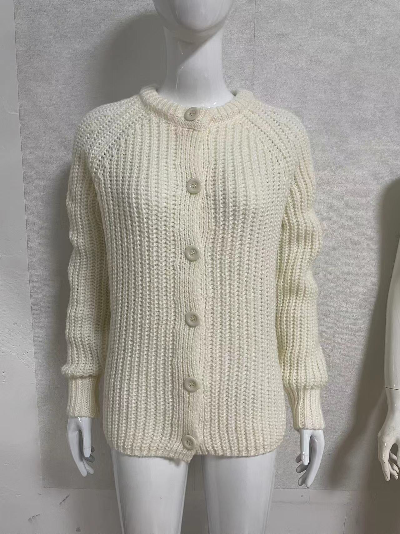 Women's Loose Lazy Style Solid Color Sweaters