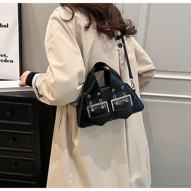 Women's Vintage Punk Style High-grade Rivet Hot Small Square Bags