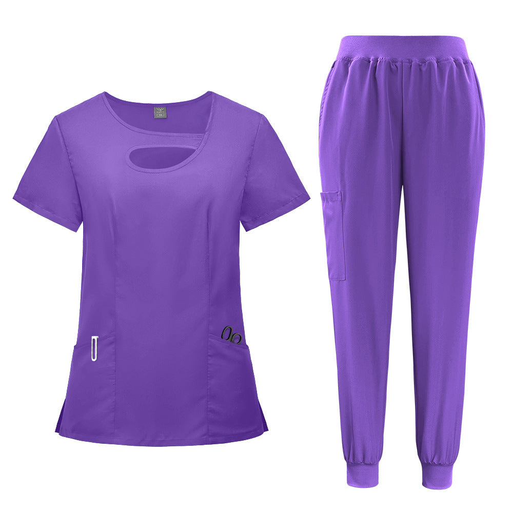Salon Frosted Doctor Nurse Nursing Home Uniform