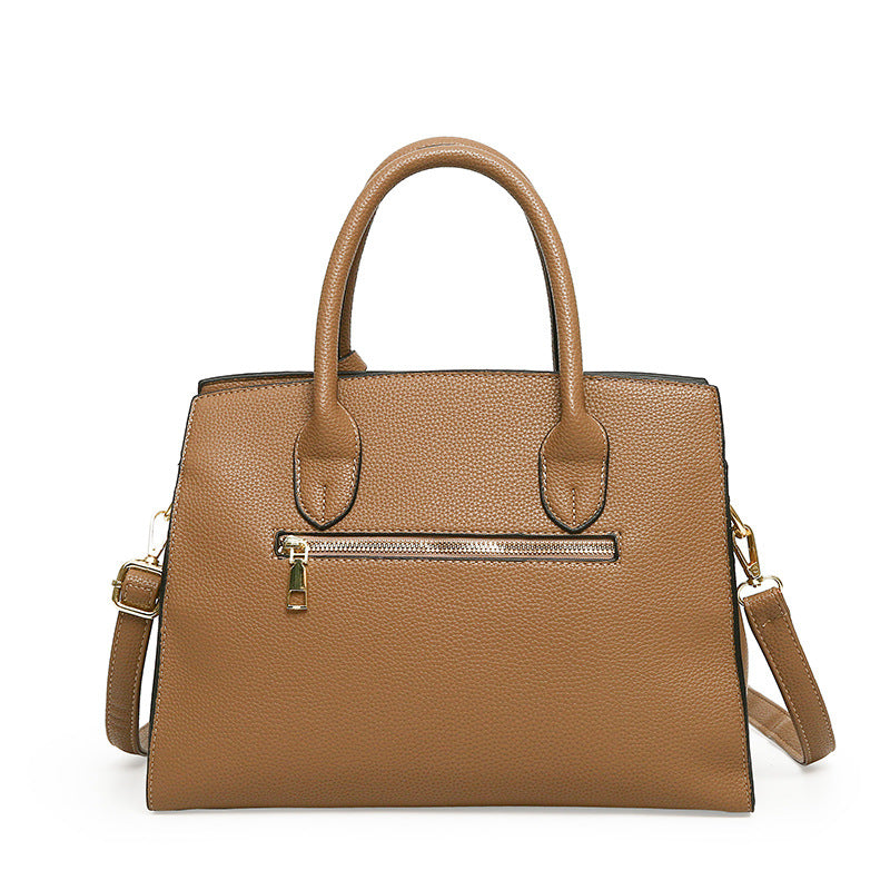 Women's Textured Portable Platinum Korean Style Large Tote Bags