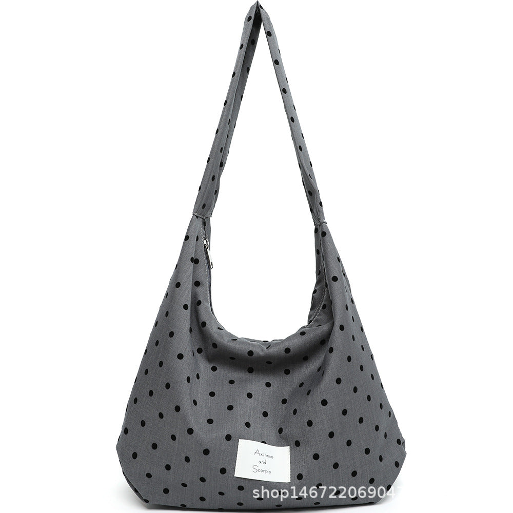 Women's Spring Leopard Print Canvas Design Large Crossbody Bags