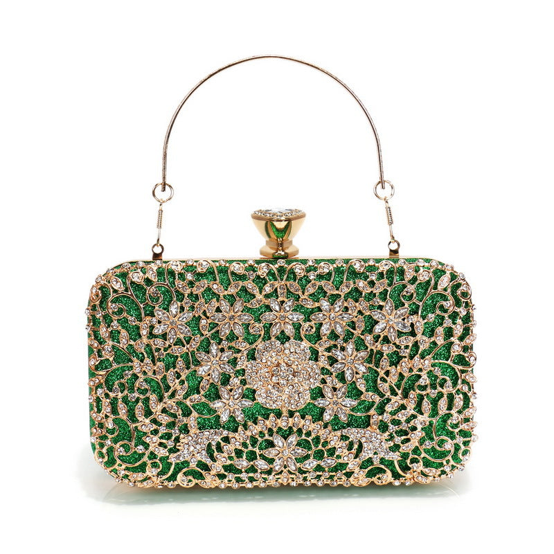 Inlaid With Diamond Dinner Banquet Clutch Bags