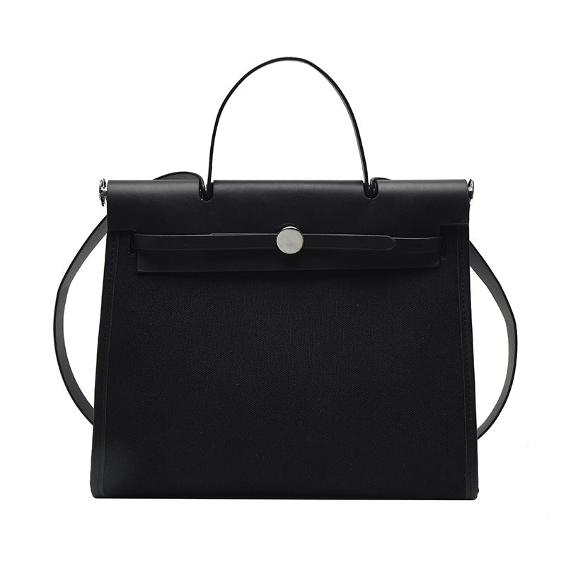 Women's Korean Style Large Capacity Contrast Color Bags