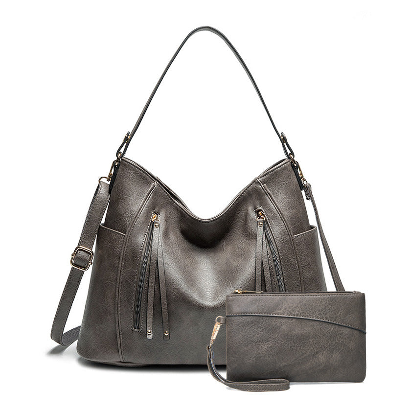 Women's Classy Mother Simple Fashion Textured Shoulder Bags