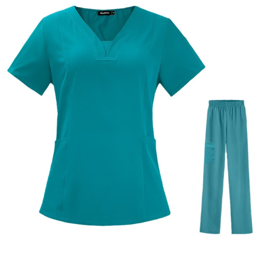 Gown Female Stomatologist Work Clothes Sleeve Male Hand Uniform