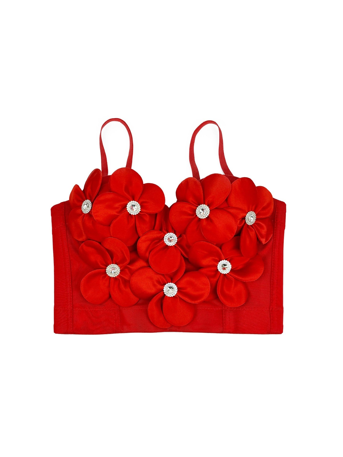 Sexy Corset Fishbone Bra Strap Coaster High-grade Tops