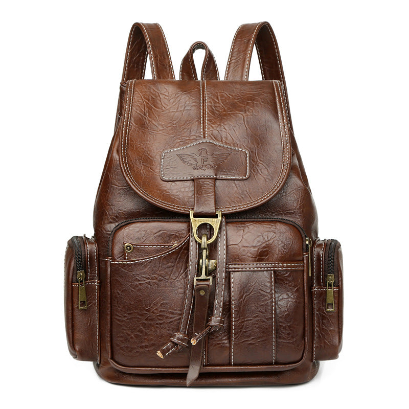 Women's Vintage Fashion Trendy Hook Large Capacity Backpacks
