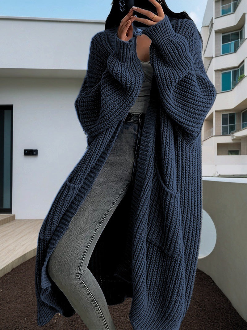 Women's Idle Style Long Loose Base Long-sleeved Sweaters