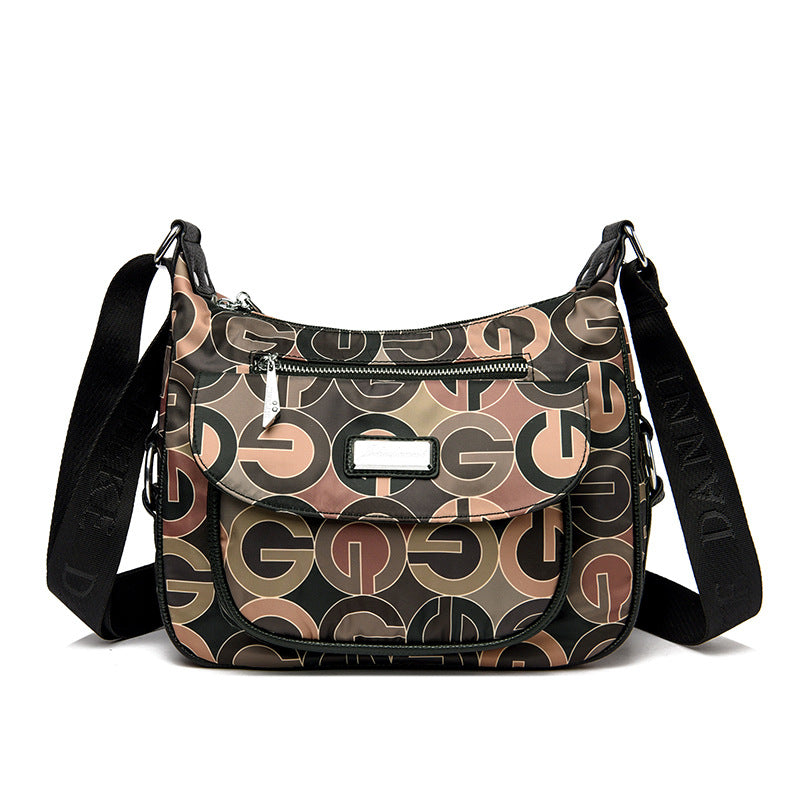Women's Oxford Cloth Large Capacity Printing More Than Crossbody Bags
