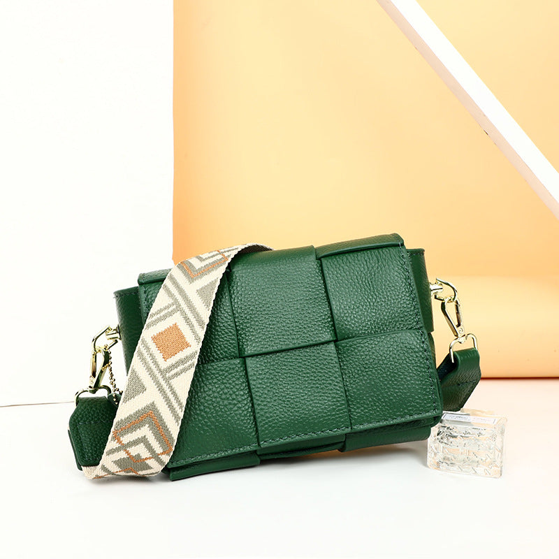 Women's Leather Mini Trendy Head Layer Cowhide Shoulder Bags