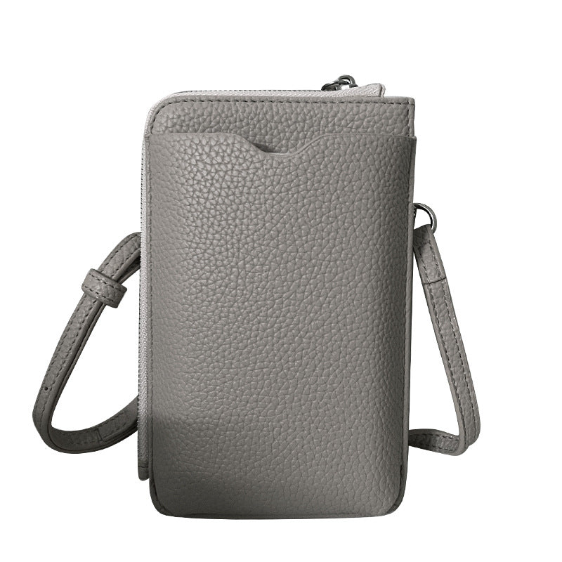 Women's Summer Leather Mobile Cowhide Niche Mini Phone Bags