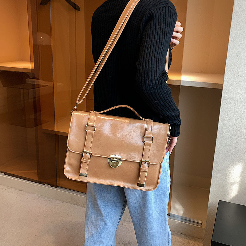 Women's Retro Korean Preppy Style Uniform Handbags
