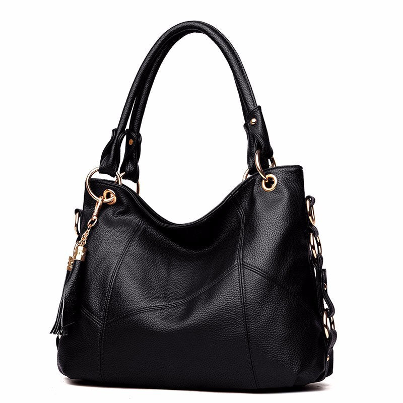 Women's Large Capacity Totes Fashion Lychee Pattern Handbags