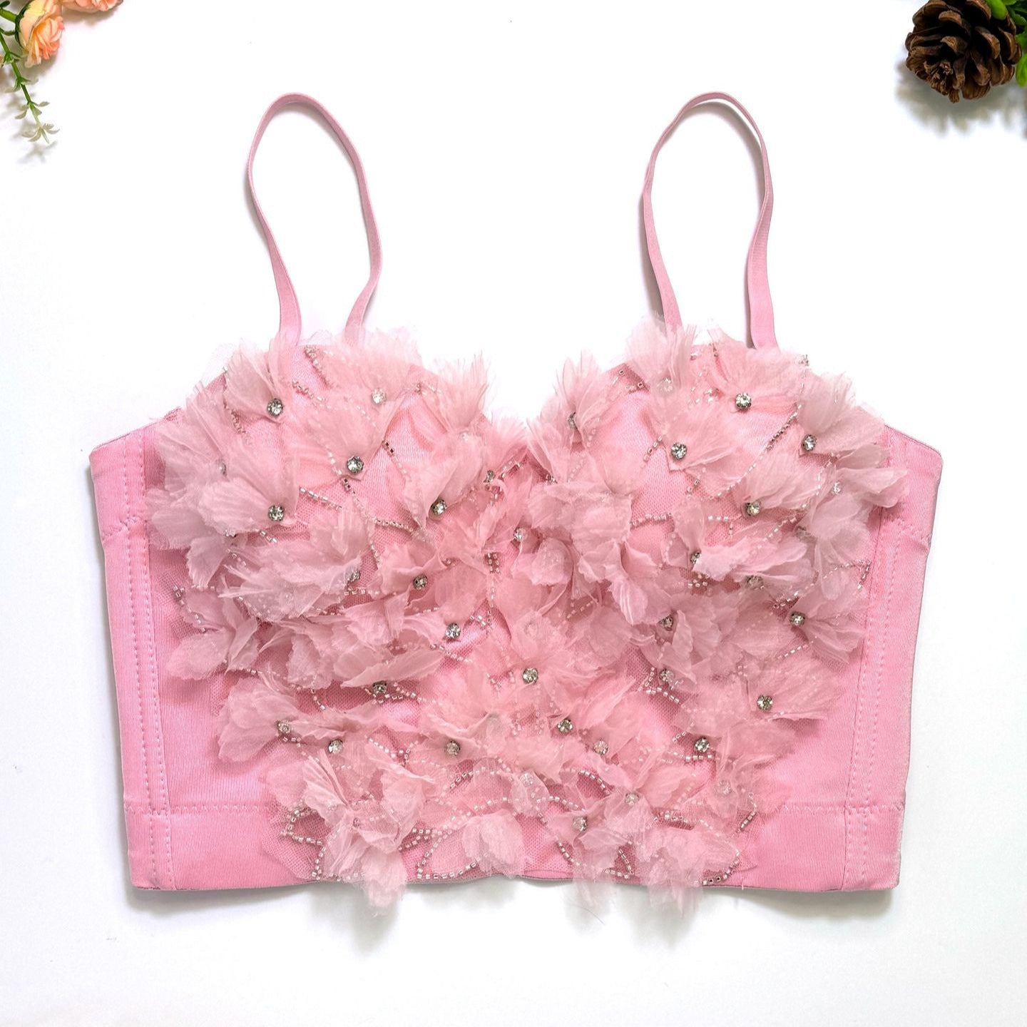 With Chest Pad High-grade Outer Wear Sexy Disco Jumping Tops