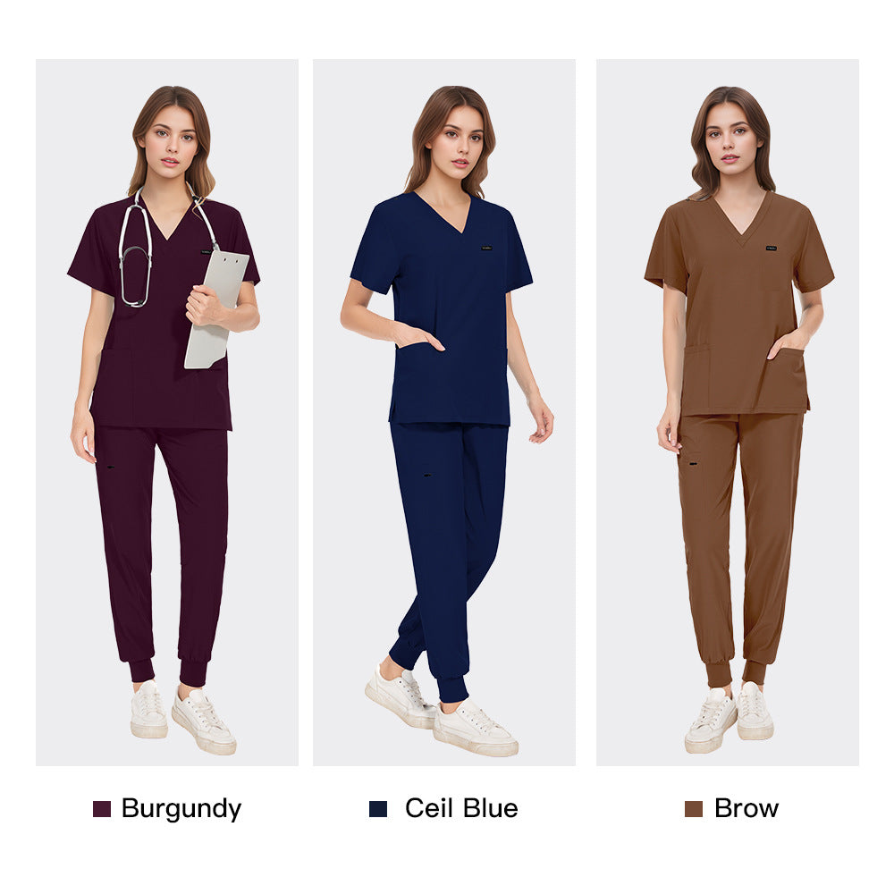 Women's & Men's & Hand Washing Beauty Salon Barber Shop Staff Operating Uniform