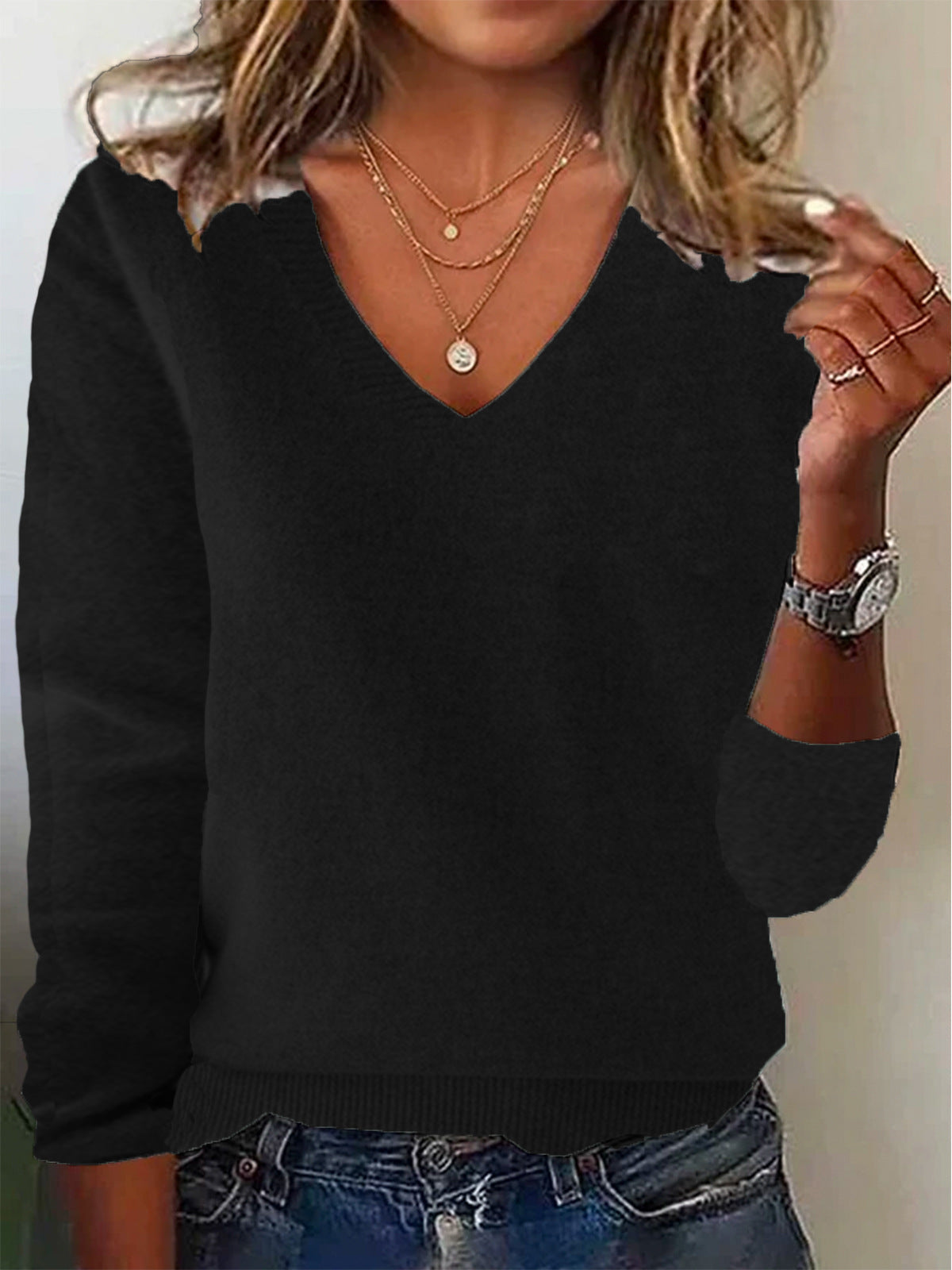 Pretty Spring Loose Temperament Wool Pullover Sweaters