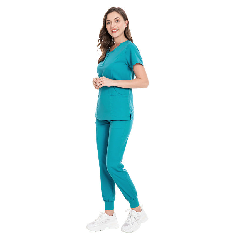 Oral Dentist Surgical Gown Female Split Undergarments Uniform