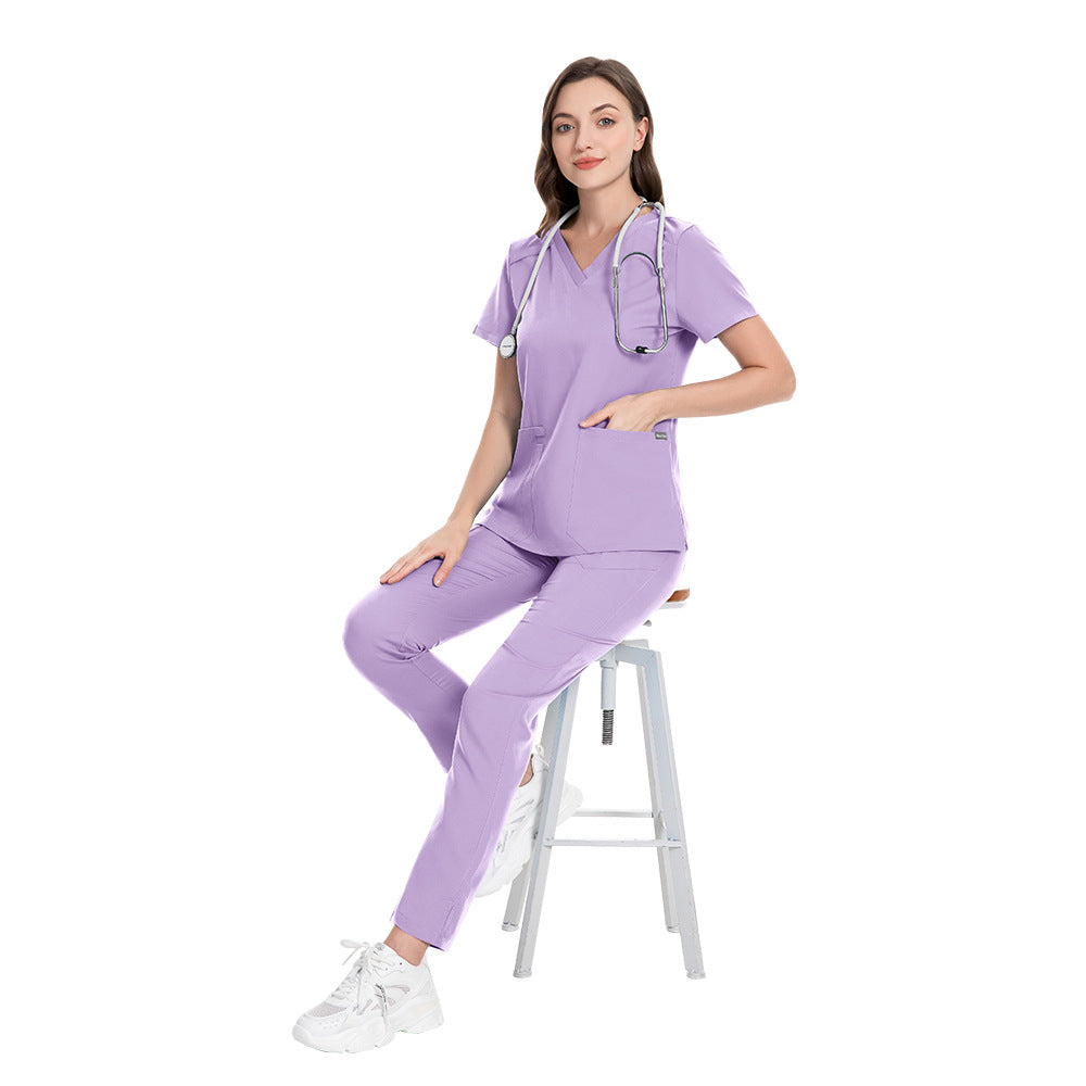 Split Cloth For Nursing Workers Lab Medical Uniform