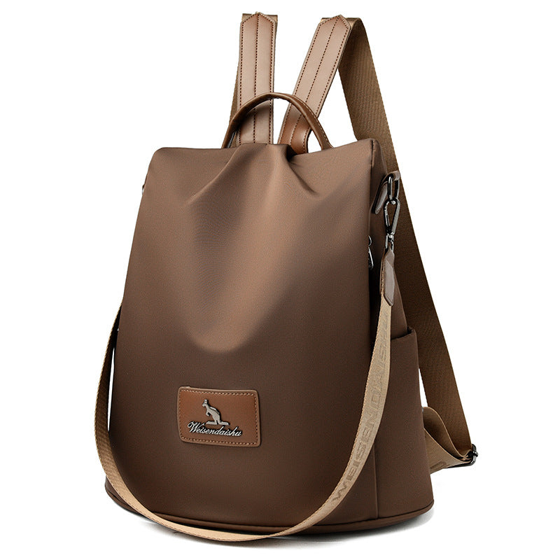 Women's Simple Korean Style Niche Oxford Cloth Backpacks