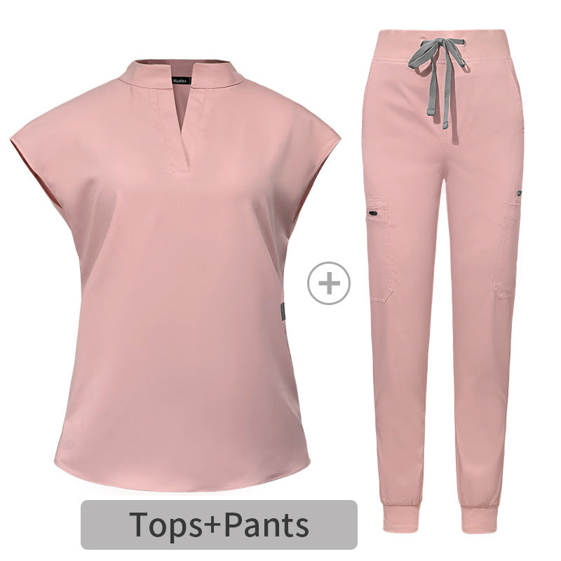 Beauty Salon Surgeon Stand Collar Comfortable Uniform