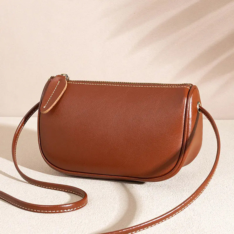 Women's Retro Genuine Leather Fashion Dumpling Bags