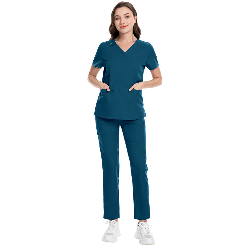 Split Cloth For Nursing Workers Lab Medical Uniform
