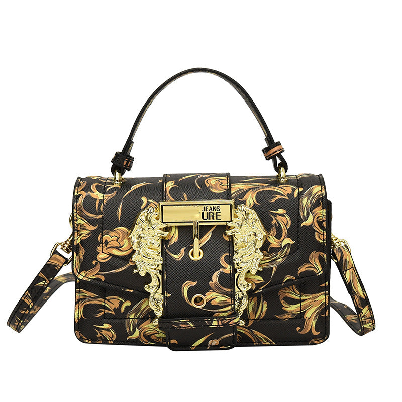 Women's Textured Minority Fashion Painted Print Portable Crossbody Bags