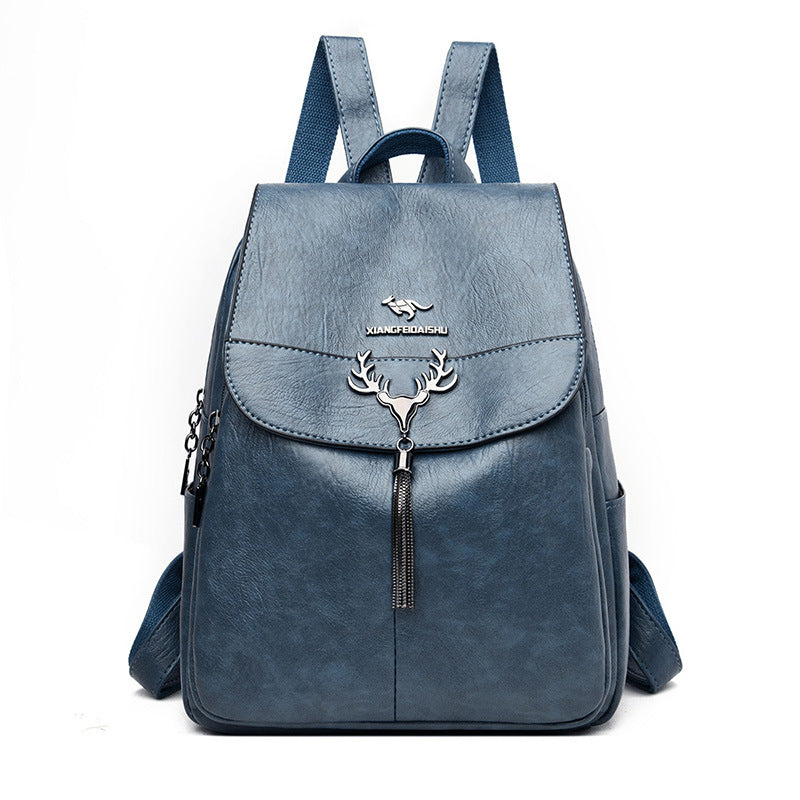 Women's Large Capacity Trendy Elegant Simple College Backpacks