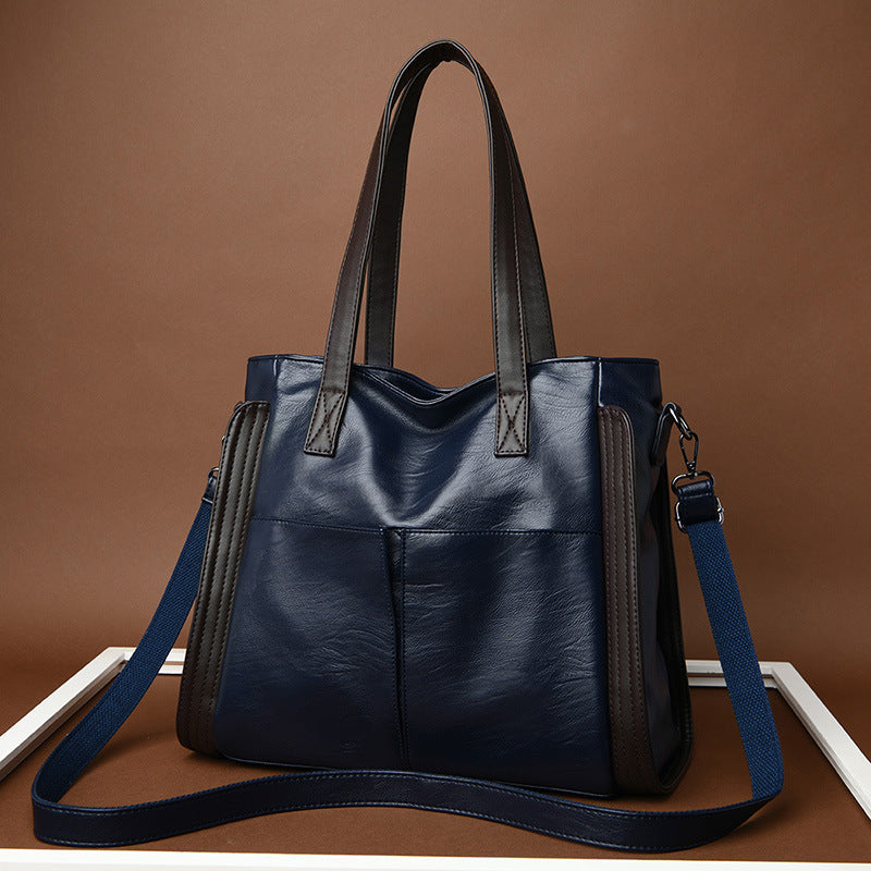 Women's Quick Hair Large Capacity Soft Leather Crossbody Bags