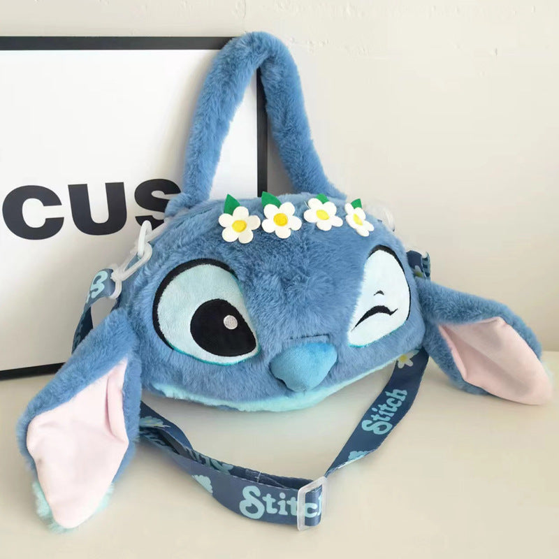 Women's Toy Toothless Korean Style Plush Portable Big Women's Messenger Bag