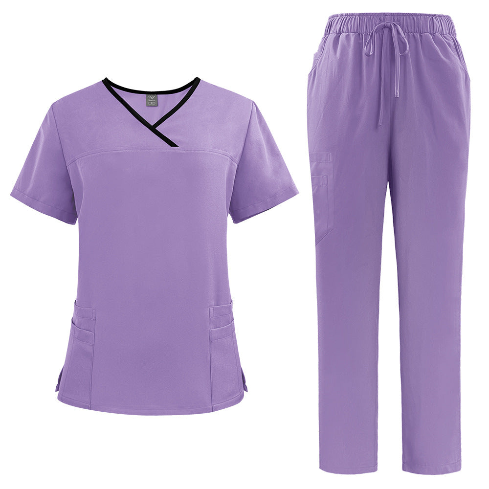 Hand Washing Split Sleeve Female Dental Uniform