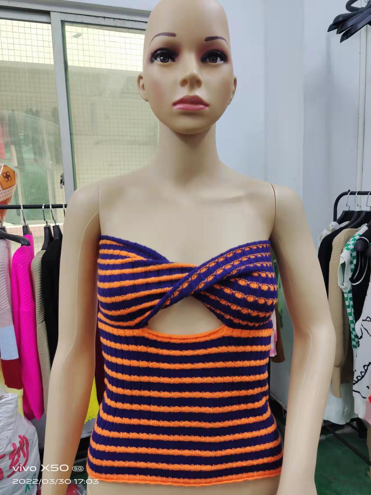 Women's Sexy Stripes Bandeau Tube Camisole Clothing