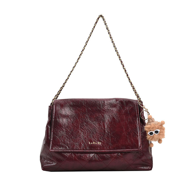 Women's Underarm Fashion Four Chain Versatile Large Bags