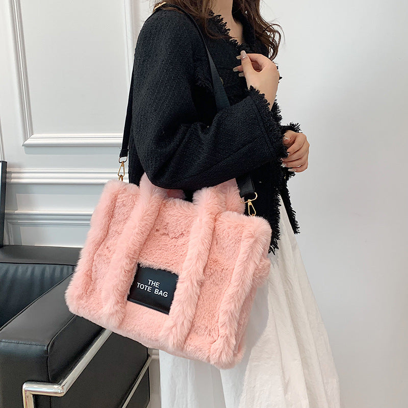Women's Summer Plush Portable Retro Popular Western Bags